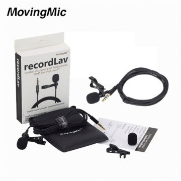 Professionelles direktes kundenspezifisches Logo Lavalier-Revers-Mikrofon 3,5 mm
